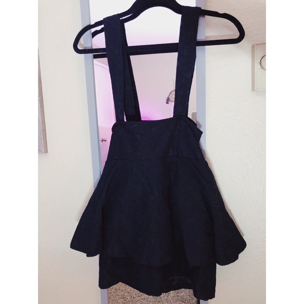 Lace Suspenders Skirt